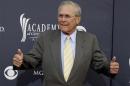 Former U.S. Secretary of Defense Donald Rumsfeld arrives at the 46th annual Academy of Country Music Awards in Las Vegas