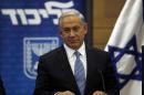 Israel's Prime Minister Netanyahu attends Likud party meeting in Jerusalem