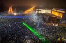 Up to 300,000 people were estimated to have gathered on Sunday in Bucharest's Victory Square, and a half million nationwide, in protest against the government's failed effort to water down corruption laws