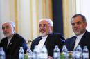 Iranian Foreign Minister Zarif, Head of the Iranian Atomic Energy Organization Salehi and Fereydoon, brother and close aide to President Hassan Rouhani meet with U.S. Secretary of State Kerry in Vienna