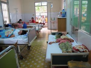 In this Sept. 4, 2013 photo, patients with dengue fever …
