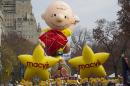 The Macy's Thanksgiving Day Parade begins