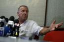 Former Brazil soccer player Zico speaks during a news conference in Rio de Janeiro