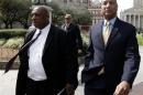 Former New Orleans Mayor Ray Nagin and his attorney Robert Jenkins arrive at court in New Orleans