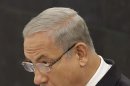 Israeli Prime Minister Benjamin Netanyahu speaks during the 68th session of the General Assembly at United Nations headquarters, Tuesday, Oct. 1, 2013. (AP Photo/Seth Wenig)