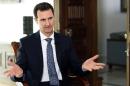 Syrian President Bashar al-Assad answers questions during an interview with German public broadcaster ARD in the Syrian capital Damascus in a picture released by the official Syrian Arab News Agency (SANA) on March 1, 2016