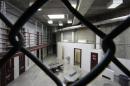 The interior of an unoccupied communal cellblock is seen at Camp VI, a prison used to house detainees at the U.S. Naval Base at Guantanamo Bay