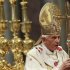 Pope Benedict XVI leads a consistory mass in St Peter's Basilica at the Vatican