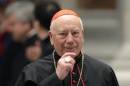 Italian Cardinal Coccopalmerio arrives to attend a prayer at Saint Peter's Basilica in the Vatican