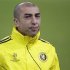 Chelsea's manager Roberto Di Matteo attends a training session at the Juventus stadium in Turin