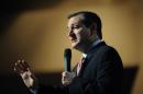 U.S. Republican presidential candidate Cruz takes the stage during Sunday worship at Christian Life Assembly of God Church in Des Moines, Iowa