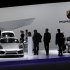 Shareholders watch Porsche cars during the annual shareholders meeting of Porsche in Leipzig
