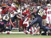 Arizona Cardinals running back Ryan Williams carries the ball against St. Louis Rams during the first quarter of their NFL football game in St. Louis, Missouri