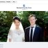 Facebook co-founder and CEO Zuckerberg and Priscilla Chan are seen in this screengrab of a wedding photo posted on Zuckerberg's Facebook page