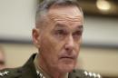 Joint Chiefs Chairman Marine Corps General Dunford Jr. testifies before House Armed Services Committee in Washington
