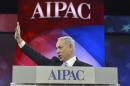 Israeli Prime Minister Benjamin Netanyahu addresses AIPAC in Washington