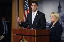 Murray and Ryan hold a news conference to introduce The Bipartisan Budget Act of 2013 at the U.S. Capitol in Washington