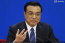 China's Premier Li Keqiang speaks during a news conference in Beijing