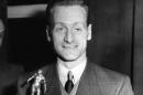 Preston North End's forward Tom Finney elected the Footballer of the Year by the Football Writers Association in London on April 29, 1954