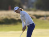 So Yeon Ryu of South Korea putts on 18 during her first round at the Women’s British Open golf championships at Royal Liverpool Golf Club, Hoylake, England, Thursday Sept. 13, 2012.  (AP Photo/Jon Super)