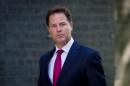 Britain's Deputy Prime Minister Nick Clegg arrives at 10 Downing Street in central London on August 29, 2013