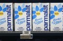 Cartons of milk are seen in a supermarket in Rome