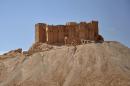 The castle of the ancient Syrian city of Palmyra is pictured on May 18, 2015, a day after Islamic State group jihadists fired rockets into the city