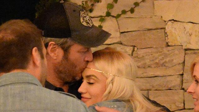 Blake Shelton Can't Keep His Hands Off Gwen Stefani! See the Kissy Date Night Pics