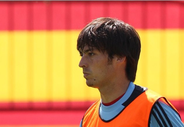 Spanish National Football Team Player David Silva Looks AFP/Getty Images