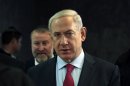 Israel's Prime Minister Netanyahu arrives for the weekly cabinet meeting in Jerusalem