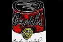 Handout shows digital image called "Campbell's, 1985" created by Andy Warhol retrieved from disk 1998.3.2129.3.22