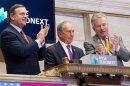 NYSE handout of Mayor Bloomberg ringing the opening bell in New York
