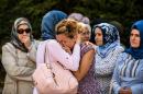 Relatives of suicide attack victim Mohammad Eymen Demirci mourn on June 29, 2016 in Istanbul during his funeral a day after a suicide bombing and gun attack targeted Istanbul's Ataturk airport, killing 41 people
