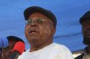 FILE - In this file photo taken on, Wednesday, July 31, 2016, Congo opposition leader Etienne Tshisekedi speak during a political rally in Kinshasa, Congo. Congo's opposition icon Etienne Tshisekedi, who pushed for democratic reforms for decades in this vast Central African nation and once declared himself president after saying the election was rigged by the incumbent, has died, his political party said late Wednesday, Feb. 1, 2017. (AP Photo/John Bompengo,File)