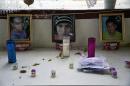Portraits of missing students are displayed on an improvised altar at Ayotzinapa school in Tixtla, Guerrero state, Mexico, November 8, 2014