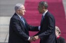 Imagen de archivo del presidente de EE.UU., Barack Obama (d), y del primer ministro israelí, Benjamin Netanyahu. EFE/Archivo