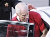 Jerry Sandusky leaves the Centre County Courthouse after his sentencing in his child sex abuse case in Bellefonte