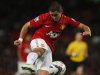 Manchester United's Hernandez shoots at goal during their English League Cup soccer match against Newcastle United at Old Trafford in Manchester