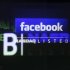 File photo of the Facebook logo on a screen inside at the Nasdaq Marketsite in New York