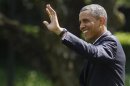President Obama departs the White House in Washington