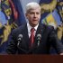 Gov. Rick Snyder speaks at a news conference in Lansing, Mich., Tuesday, Dec. 11, 2012. Michigan became the 24th state with a right-to-work law after Snyder signed the bill Tuesday. (AP Photo/Paul Sancya)