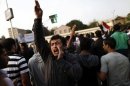 Un manifestante gritando contra el presidente egipcio, Mohamed Mursi, el martes en la plaza Tahrir de El Cairo