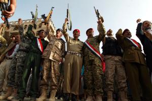 Yemeni supporters of the Shiite Huthi rebel group take&nbsp;&hellip;
