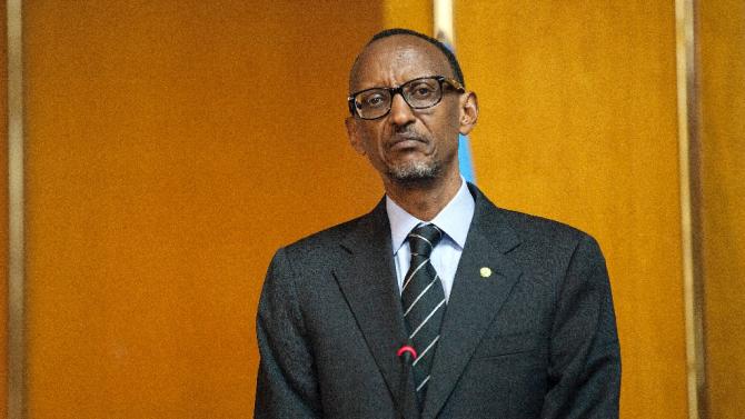 Describing Karake as a &quot;freedom fighter&quot; Paul Kagame (pictured) accused European countries of racism and seeking to humiliate Rwanda -- and other Africans -- in order to veil their own complicity in the 1994 genocide