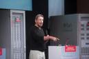 Oracle Corp CEO Ellison introduces the Oracle Database In-Memory during a launch event in Redwood Shores