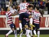 United States players celebrate a goal by Herculez Gomez against Jamaica during the second half of a World Cup qualifying soccer match, Tuesday, Sept. 11, 2012, in Columbus, Ohio. The United States won 1-0. (AP Photo/Jay LaPrete)