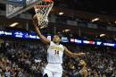 Denver Nuggets' guard Gary Harris drives to the basket during the NBA Global Game London 2017 basketball game between Indiana Pacers and Denver Nuggets at the O2 Arena in London on January 12, 2017
