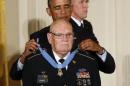 Obama awards the Medal of Honor at the White House in Washington