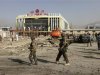 Nato soldiers arrive at the site of a suicide bomb attack in Kabul