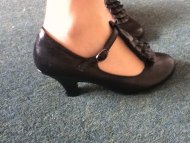 Black vintage heels.